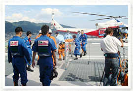 ヘリコプター搬送業務・広島県ドクターヘリ的事業